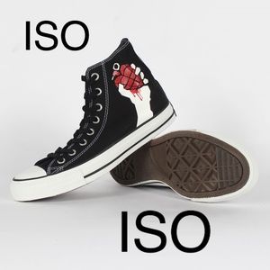 ISO GREEN DAY CONVERSE SHOES WOMENS SIZE 7.5